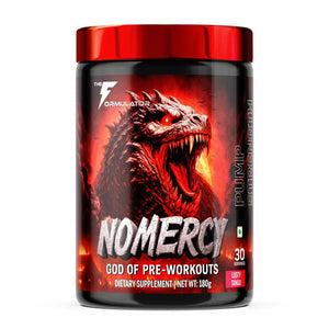 The Formulator NOMERCY Pre-Workout | High-Stim Formula for Energy, Pump & Focus | Beta Alanine & Citrulline - BIONIK NUTRITION