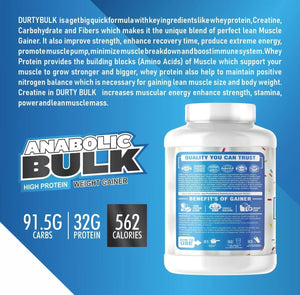 The Formulator Anabolic Bulk Weight Gainer | High Protein | Creatine | Ashwagandha - BIONIK NUTRITION