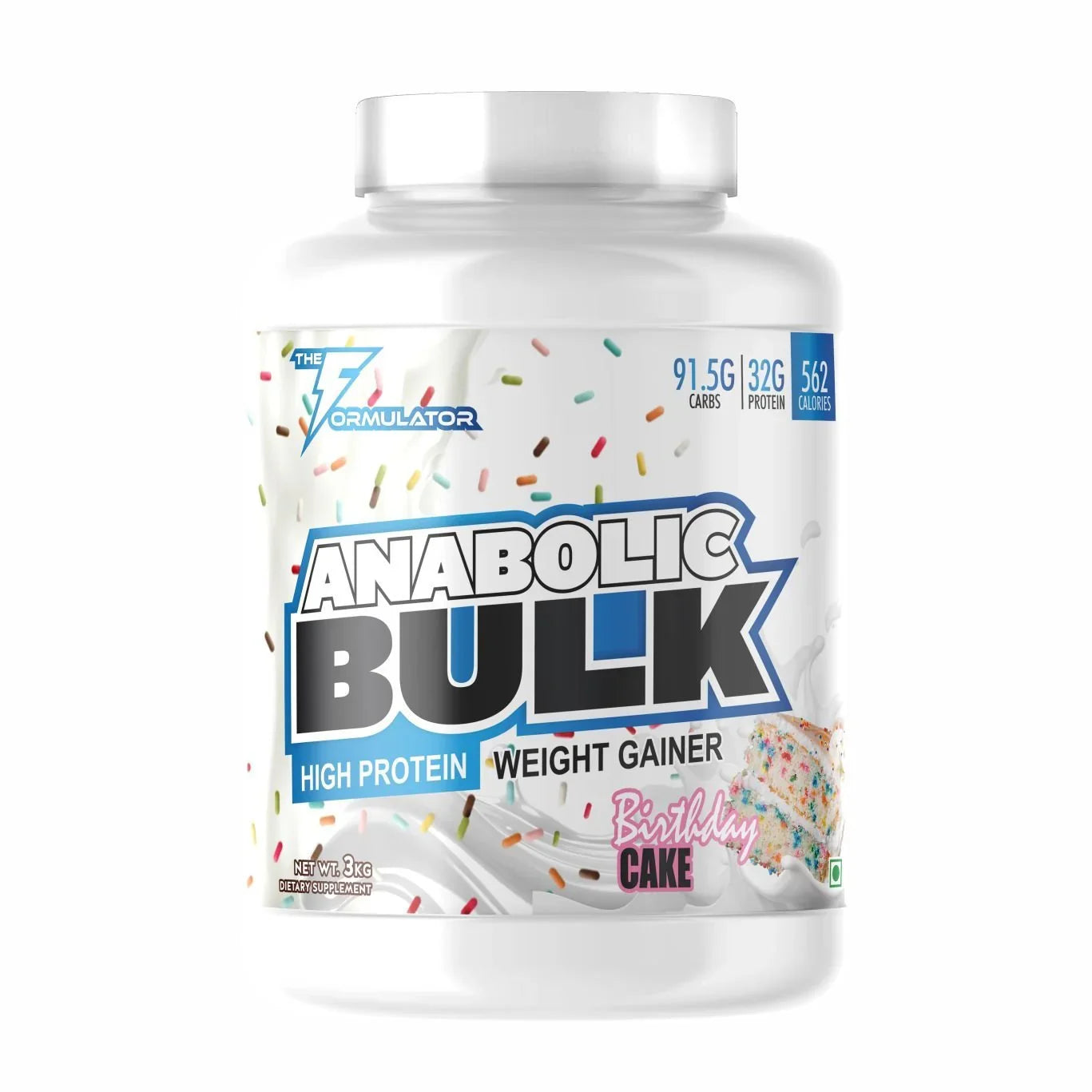 The Formulator Anabolic Bulk Weight Gainer | High Protein | Creatine | Ashwagandha - BIONIK NUTRITION