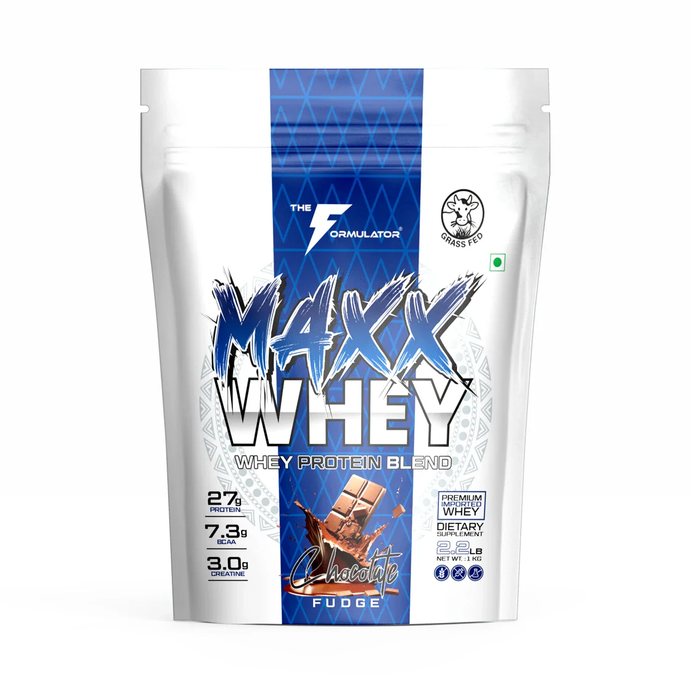 The Formulator MAXX Whey Protein Blend | Best Whey Protein Powder with Creatine & BCAA | Grass-Fed Premium Whey for Lean Muscle Gain, Weight Gain & Recovery - BIONIK NUTRITION