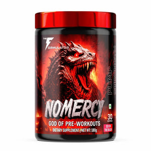 The Formulator NOMERCY Pre-Workout | High-Stim Formula for Energy, Pump & Focus | Beta Alanine & Citrulline - BIONIK NUTRITION