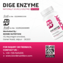 Bionik Nutrition Dige Enzyme | Advanced Digestive Enzyme Supplement for Nutrient Absorption | 60 Tablets