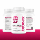 Bionik Nutrition Krill Omega | Antarctic Krill Oil with Astaxanthin | EPA & DHA for Heart, Brain & Joint Support | 60 Softgels