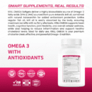 Bionik Nutrition Krill Omega | Antarctic Krill Oil with Astaxanthin | EPA & DHA for Heart, Brain & Joint Support | 60 Softgels
