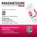 BIONIK Magnesium Tablets | 2000mg High Absorption Magnesium Glycinate | 60 Tablets | Sleep, Muscle Recovery & Stress Support