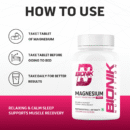 BIONIK Magnesium Tablets | 2000mg High Absorption Magnesium Glycinate | 60 Tablets | Sleep, Muscle Recovery & Stress Support