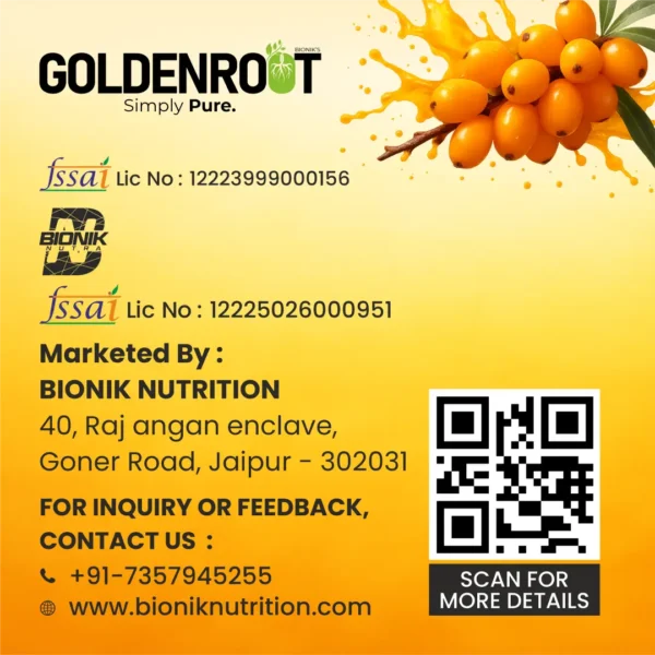 BIONIK Himalayan Sea Buckthorn Juice | Rich in Omega 3, 6, 7 & 9 | 500ml | Immunity, Skin, Heart & Gut Health Support - Image 9