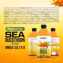 BIONIK Himalayan Sea Buckthorn Juice | Rich in Omega 3, 6, 7 & 9 | 500ml | Immunity, Skin, Heart & Gut Health Support