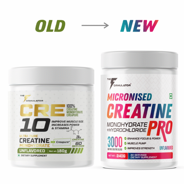 The Formulator CRE10 Ultra Pure Creatine Monohydrate, Creapure Certified, Mixes Easily, 3 g Scoop, Workout Support, 80 Servings, 240 g – Unflavored - Image 7