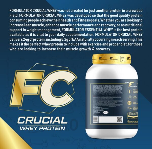 Crucial Whey | 35g Protein | Creatine | Tribulus | Probiotics | Enzymes - Image 2