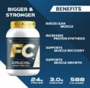 Crucial Whey | 35g Protein | Creatine | Tribulus | Probiotics | Enzymes