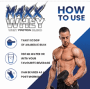 MAXX Whey Protein Blend | Best Whey Protein Powder with Creatine & BCAA | Grass-Fed Premium Whey for Lean Muscle Gain, Weight Gain & Recovery
