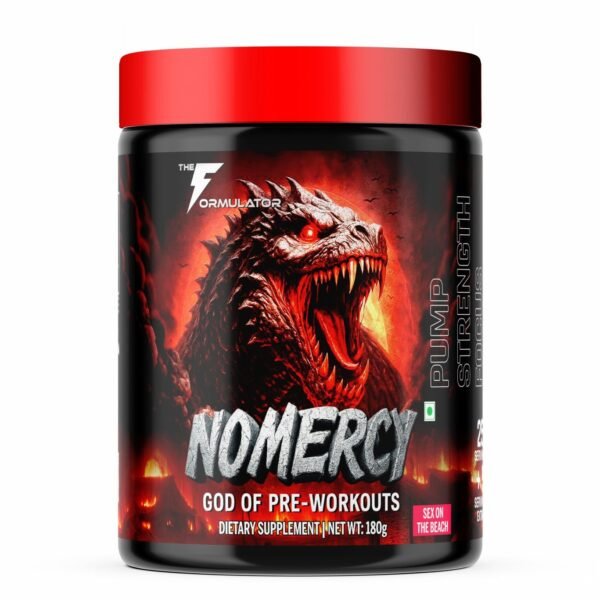 The Formulator NOMERCY Pre-Workout | High-Stim Formula for Energy, Pump & Focus | Beta Alanine & Citrulline